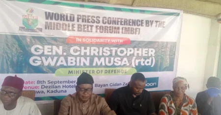 MBF Backs Defence Minister, Demands IC MBF Backs Defence Minister, Demands IC
