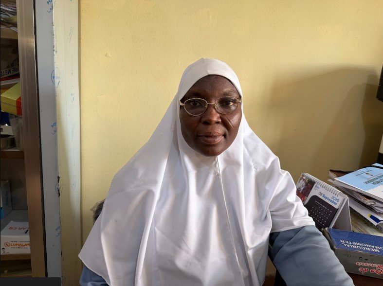 Rabiu Abdullahi, officer-in-charge at PHC Abdukwari, Sabon Gari LGA, Kaduna State. (CREDIT: Nike Adebowale-Tambe)