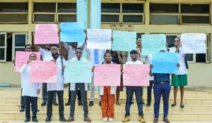 LAUTECH Resident Doctors Protest Unpaid Arrears, Understaffi