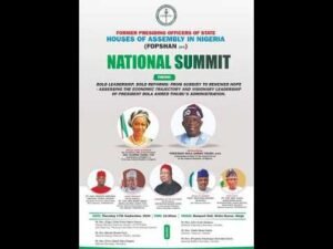LIVE [ABUJA]:FORMER PRESIDING OFFICERS OF STATE HOUSES OF ASSEMBLY IN NIGERIA HOLDS NATIONAL SUMMIT