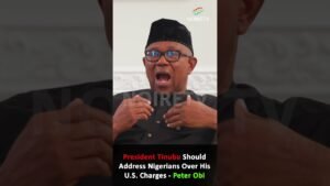 Tinubu Should Address Nigerians Over His U S Charges… -Peter Obi #nigeria #news #pod #peterobi Tinubu Should Address Nigerians Over His U S Charges… -Peter Obi #nigeria #news #pod #peterobi