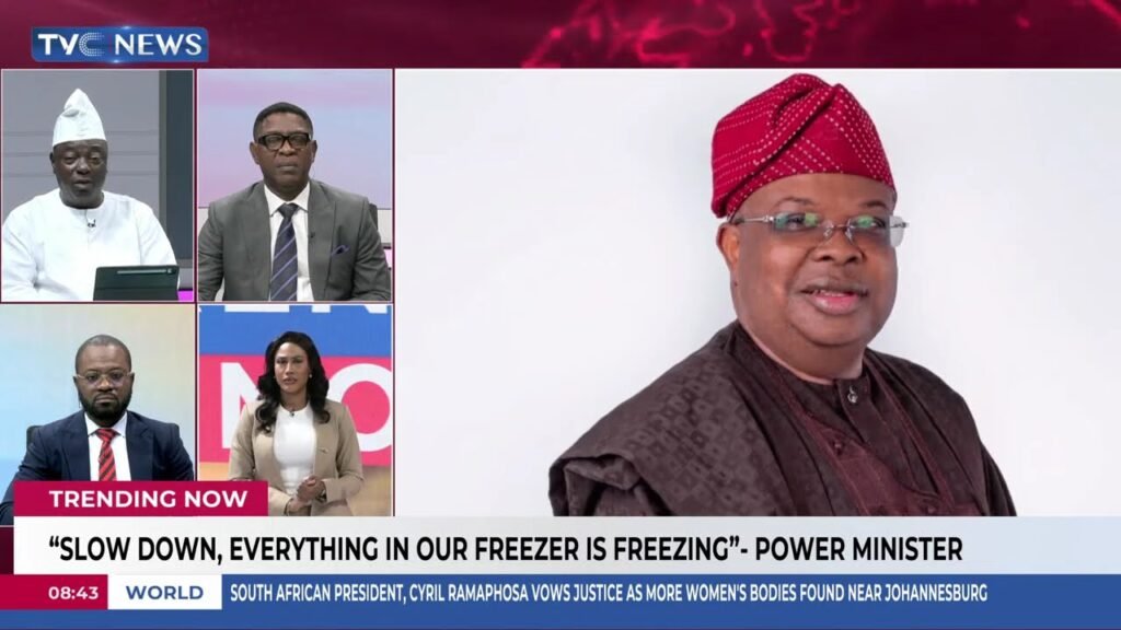 Trending Now: Power Minister: ‘Slow Down, Everything in Our Freezer Is Freezing’+ More Trending Now: Power Minister: ‘Slow Down, Everything in Our Freezer Is Freezing’+ More