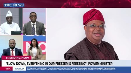 Trending Now: Power Minister: ‘Slow Down, Everything in Our Freezer Is Freezing’+ More Trending Now: Power Minister: ‘Slow Down, Everything in Our Freezer Is Freezing’+ More