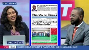 TVC Newspaper Review: Crisis Hits APC as Governors Reject Wike’s Rainbow Coalition TVC Newspaper Review: Crisis Hits APC as Governors Reject Wike’s Rainbow Coalition