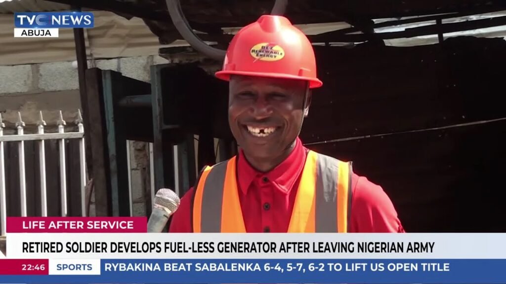 How Retired Soldier Developed Fuel-less Generator After Leaving Nigerian Army How Retired Soldier Developed Fuel-less Generator After Leaving Nigerian Army