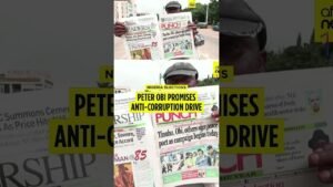 Nigerian presidential hopeful Obi promises anti-corruption drive Nigerian presidential hopeful Obi promises anti-corruption drive