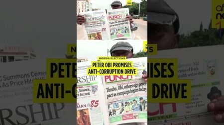 Nigerian presidential hopeful Obi promises anti-corruption drive Nigerian presidential hopeful Obi promises anti-corruption drive