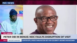 Attack On Peter Obi’s Convoy In Benue Was State Sponsored, NDC Chieftain Alleges Attack On Peter Obi’s Convoy In Benue Was State Sponsored, NDC Chieftain Alleges