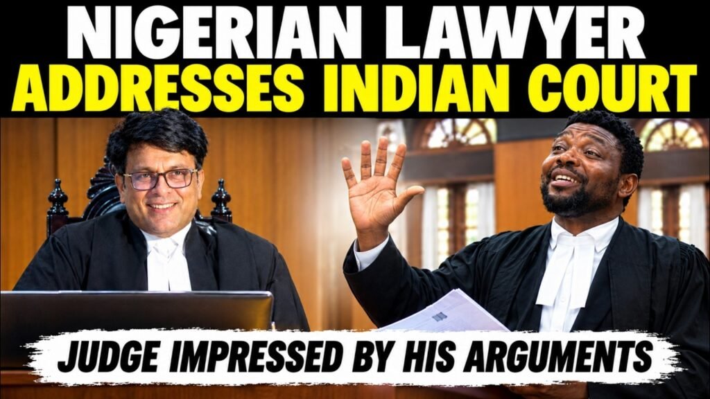 NIGERIAN LAWYER ADDRESSES INDIAN COURT — JUDGE IMPRESSED BY HIS ARGUMENTS! NIGERIAN LAWYER ADDRESSES INDIAN COURT — JUDGE IMPRESSED BY HIS ARGUMENTS!