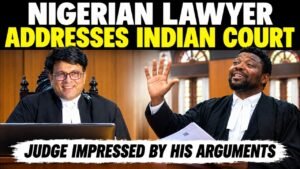 NIGERIAN LAWYER ADDRESSES INDIAN COURT — JUDGE IMPRESSED BY HIS ARGUMENTS! NIGERIAN LAWYER ADDRESSES INDIAN COURT — JUDGE IMPRESSED BY HIS ARGUMENTS!