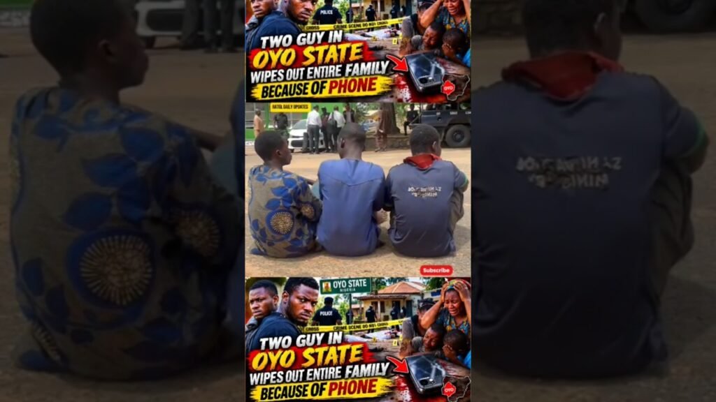 Three Suspects Allegedly Wiped Out a Family in Oyo State Over a Phone #oyostate Three Suspects Allegedly Wiped Out a Family in Oyo State Over a Phone #oyostate