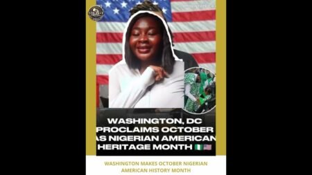 WASHINGTON, D.C. MAKES OCTOBER NIGERIAN AMERICAN  MONTH! #USA #Nigeria #news #shorts