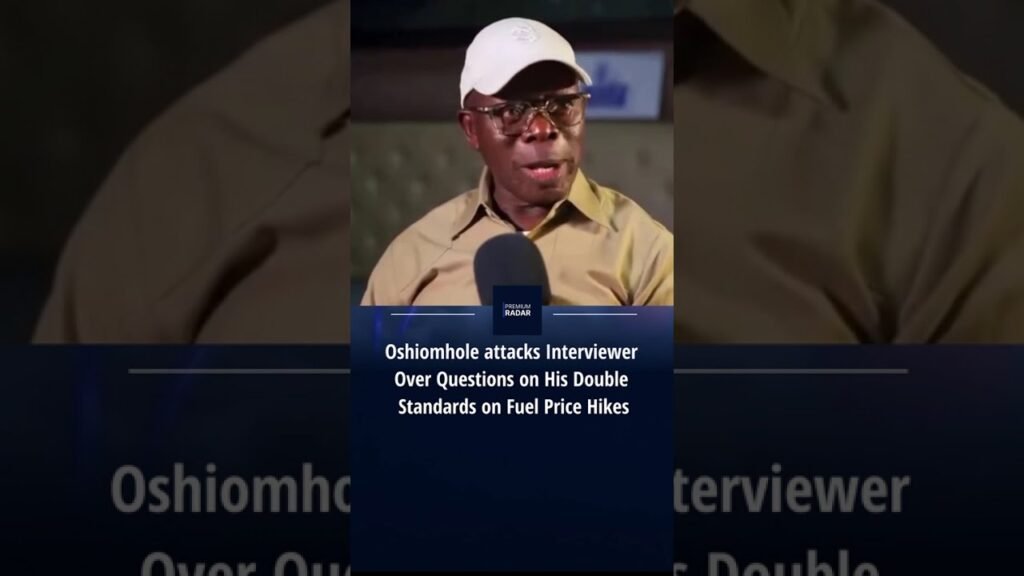 Oshiomhole attacks Interviewer over actions. #nigerianews #nigeriapolitics #fuelprices #viralshorts Oshiomhole attacks Interviewer over actions. #nigerianews #nigeriapolitics #fuelprices #viralshorts