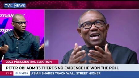Peter Obi Admits There’s No Evidence He Won The Poll