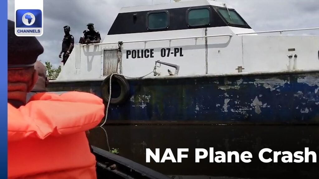 Security Operatives Continue Search At Site Of NAF Aircraft Crash In Ondo