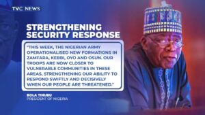 Pres. Tinubu Announces New Army Formations, Military Barracks Across Nigeria Pres. Tinubu Announces New Army Formations, Military Barracks Across Nigeria