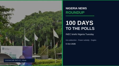 Nigeria News Round-up 5 Oct 2026: INEC 100-Day Countdown, Imo Corps Members Still Held Nigeria News Round-up 5 Oct 2026: INEC 100-Day Countdown, Imo Corps Members Still Held