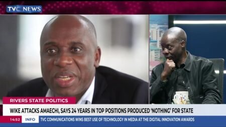 Wike Attacks Amaechi, Says 24 Years In Top Position Produced Nothing For State Wike Attacks Amaechi, Says 24 Years In Top Position Produced Nothing For State