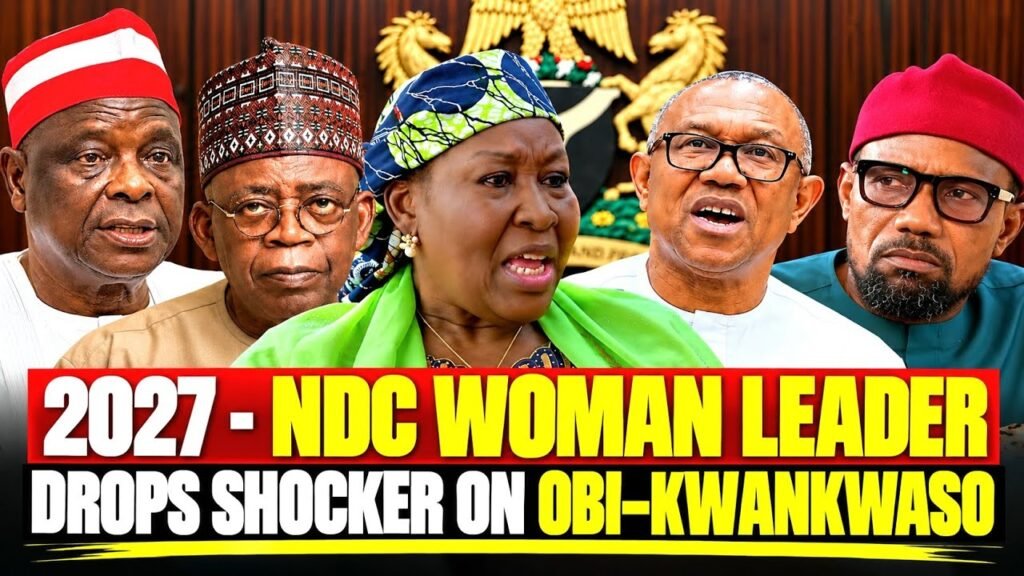 2027 – NDC Woman Leader Blows Hot On Tinubu – Drops Shocker On Peter Obi & Kwankwaso Ticket.
