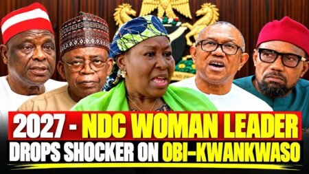 2027 – NDC Woman Leader Blows Hot On Tinubu – Drops Shocker On Peter Obi & Kwankwaso Ticket.
