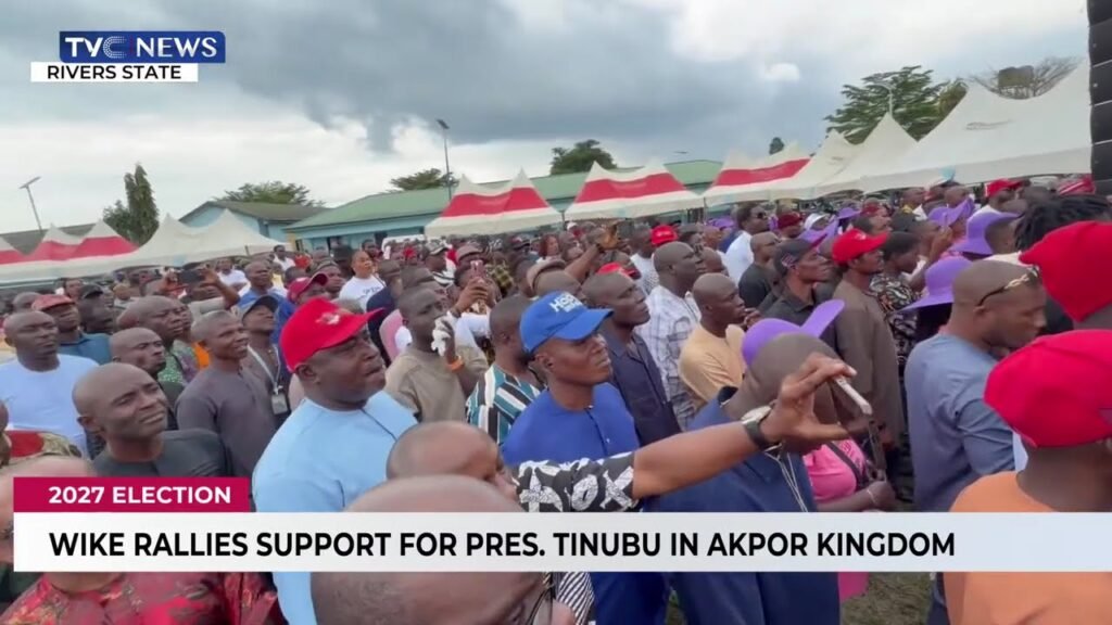 Wike Rallies Support For Pres. Tinubu In Akpor Kingdom Wike Rallies Support For Pres. Tinubu In Akpor Kingdom