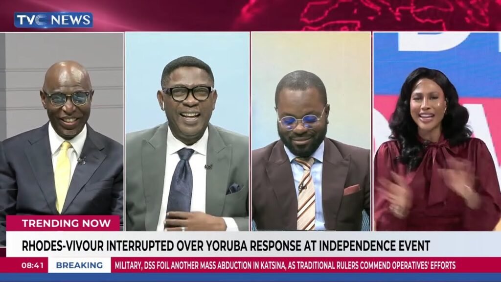 Trending Now | Rhodes-Vivour Interrupted Over Yoruba Response At Independence Event + More Trending Now | Rhodes-Vivour Interrupted Over Yoruba Response At Independence Event + More