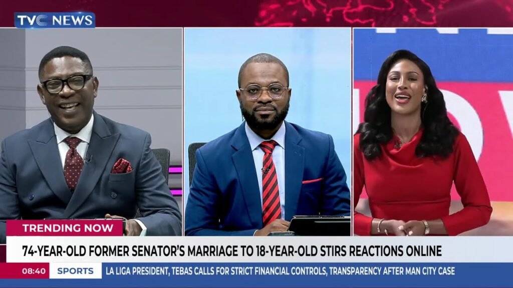 Trending Now: 74-Year-Old Former Lawmaker’s Marriage To 18-Year-Old Stirs Reactions Online + More Trending Now: 74-Year-Old Former Lawmaker’s Marriage To 18-Year-Old Stirs Reactions Online + More