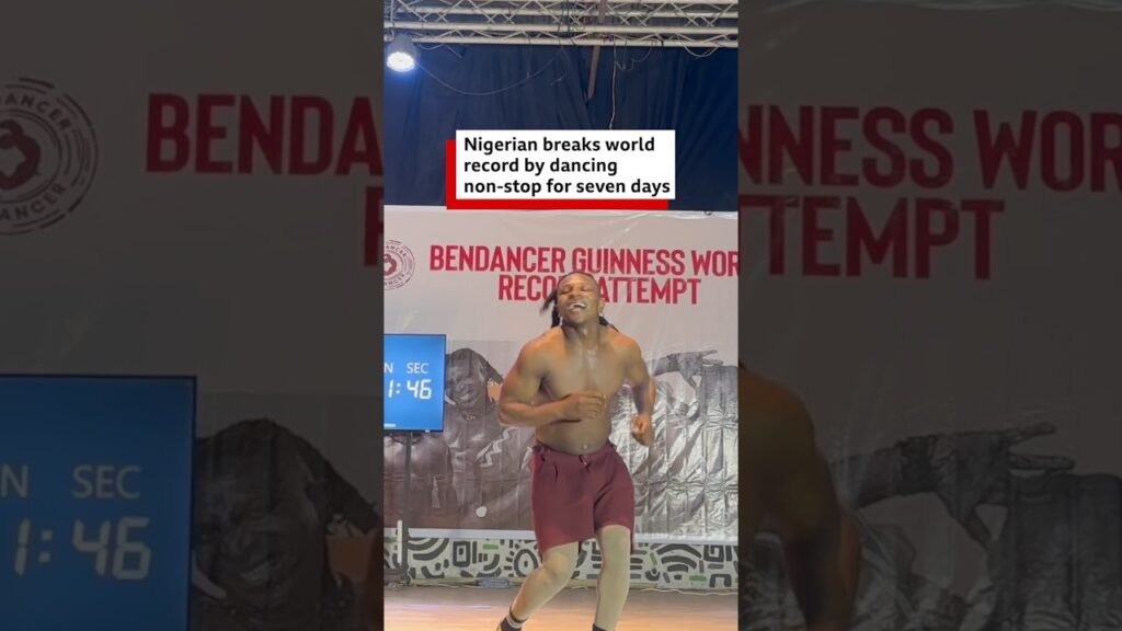 Nigerian breaks world record by dancing non-stop for days – BBC Africa Nigerian breaks world record by dancing non-stop for days – BBC Africa