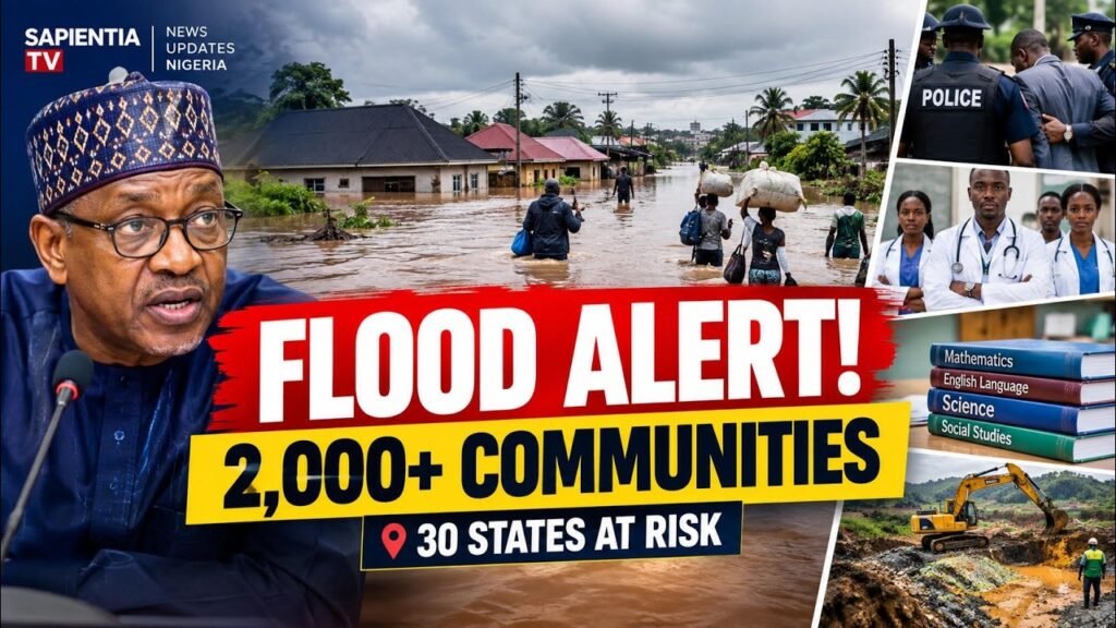 Nigeria News Today: Flood Alert for 2,000 Communities | NARD Gives FG 14-Day Ultimatum Nigeria News Today: Flood Alert for 2,000 Communities | NARD Gives FG 14-Day Ultimatum