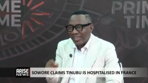 Reliable Sources Have Said Tinubu Is Undergoing Treatment in France – Sowore Reliable Sources Have Said Tinubu Is Undergoing Treatment in France – Sowore