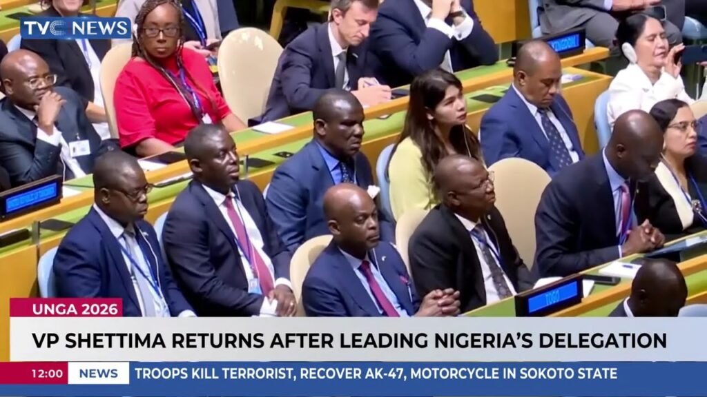 UNGA 2026: VP Shettima Returns After Leading Nigeria’s Delegation UNGA 2026: VP Shettima Returns After Leading Nigeria’s Delegation