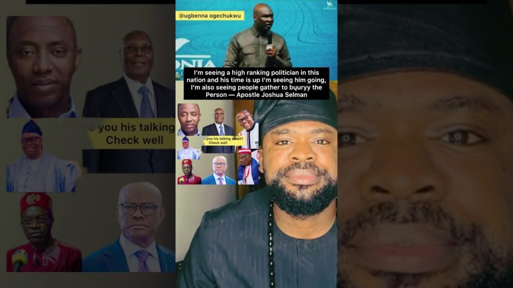 “His Time Is Up” — Apostle Joshua Selman Speaks About a High-Ranking Politician “His Time Is Up” — Apostle Joshua Selman Speaks About a High-Ranking Politician