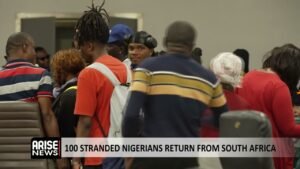 100 STRANDED NIGERIANS RETURN FROM SOUTH AFRICA 100 STRANDED NIGERIANS RETURN FROM SOUTH AFRICA
