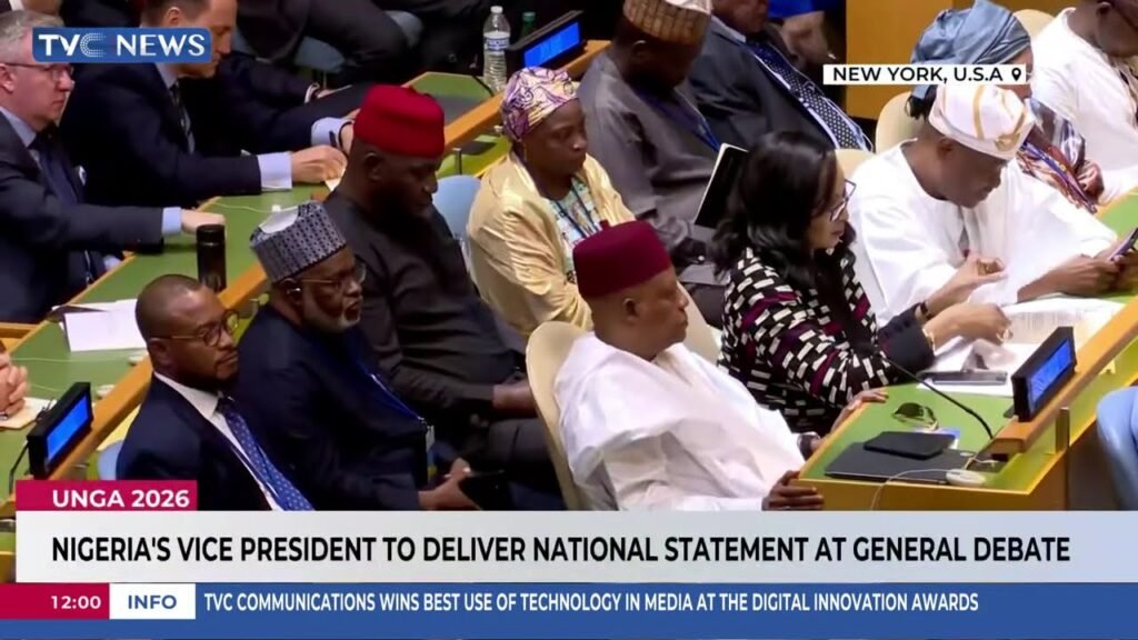UNGA 2026: Nigeria’s Vice President To Deliver National Statement At General Debate UNGA 2026: Nigeria’s Vice President To Deliver National Statement At General Debate