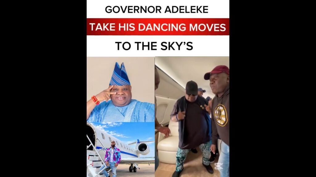 Gov adeleleke take his dance move to the sky’s #nigeria #nigerianews #celebritynews Gov adeleleke take his dance move to the sky’s #nigeria #nigerianews #celebritynews