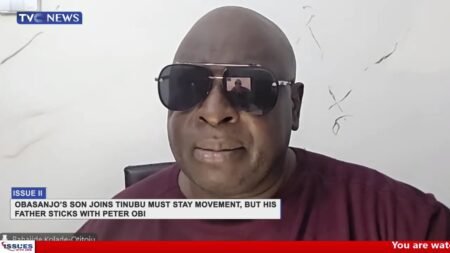 Obasanjo’s Son Joins ‘Tinubu Must Stay Movement’, But His Father Sticks With Peter Obi