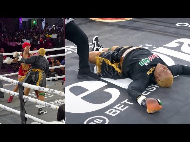 Phyna knocks out Nkechi Blessing in female celebrity boxing bout Phyna knocks out Nkechi Blessing in female celebrity boxing bout