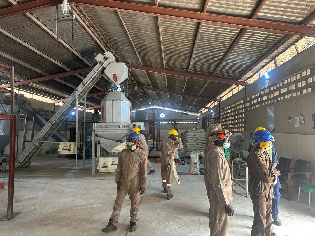 Livestock feed processing plants at Johnvents group in Ondo State. (PHOTO CREDIT: Abdulkareem Mojeed)