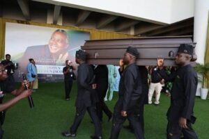 Olu Jacobs Buried in Lagos as Nollywood Stars Gather to Honour Him Olu Jacobs Buried in Lagos as Nollywood Stars Gather to Honour Him